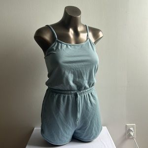 Blue Romper Pajamas La Vie En Rose Medium